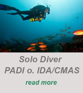 padi dive center-self reliant diver-solo diver