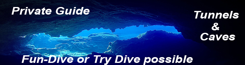 scuba diving-private guide-tunnels and caves-try dive-discover scuba diving